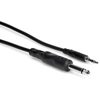 Hosa CMP-105 1/4" TS Mono to 3.5mm TRS Stereo Interconnect 5 ft.